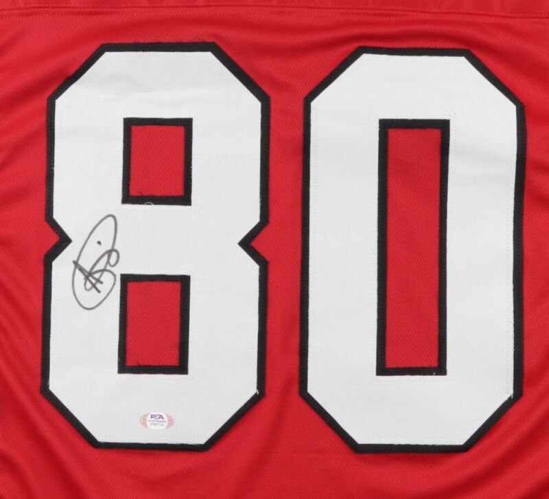 ANDRE RISON SIGNED AUTOGRAPHED ATLANTA FALCONS CUSTOM JERSEY PSA COA