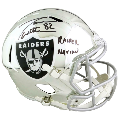 Jason Witten Las Vegas Raiders Signed F/S Chrome Speed Helmet w