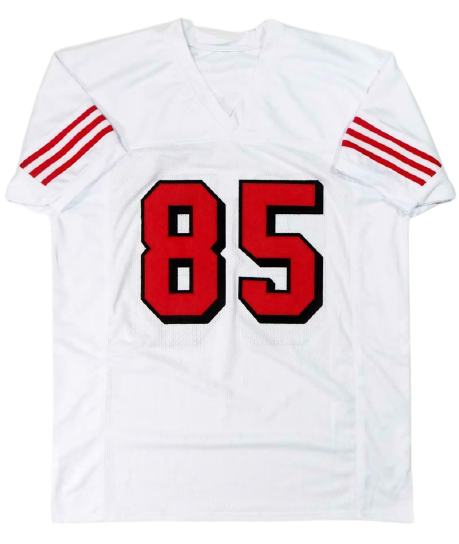 George Kittle San Francisco 49ers Signed White Color Rush Pro Style Jersey (BAS COA)