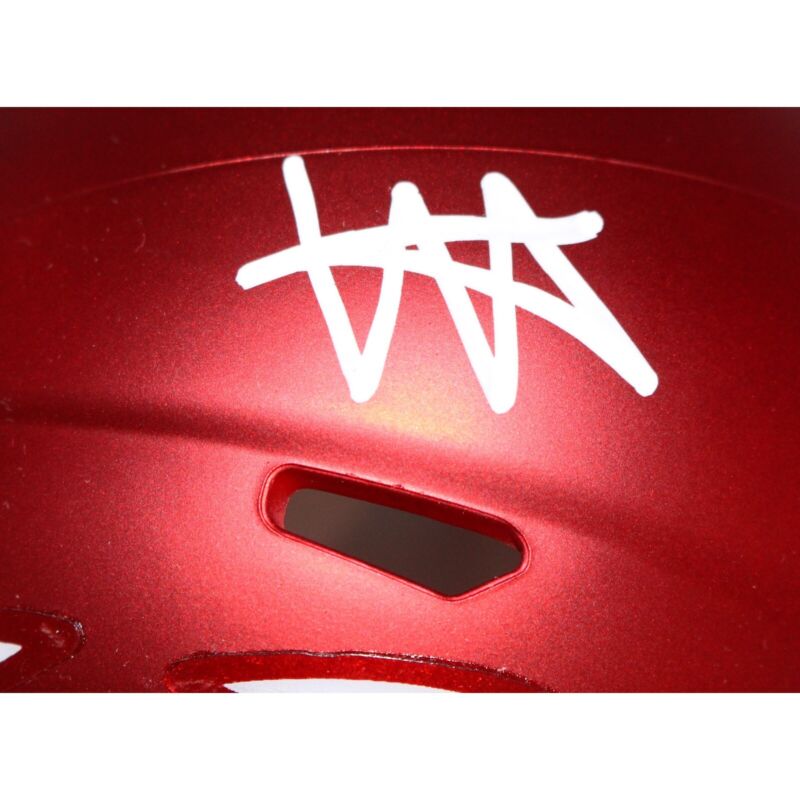 CJ Stroud Will Anderson Signed Houston Texans Blaze Mini Helmet FAN 42575