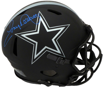 TONY DORSETT DALLAS COWBOYS AUTOGRAPHED ECLIPSE COWBOYS FULL SIZE AUTH HELMET BECKETT 185838
