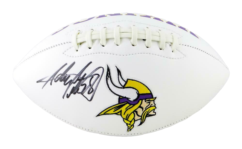 Adrian Peterson Minnesota Vikings Autographed Logo Football-(BAS COA), , 