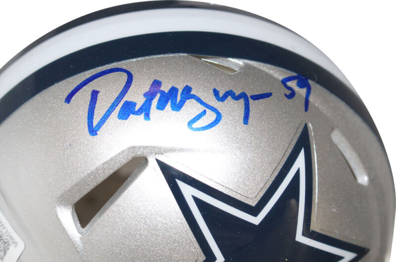 Dat Nguyen Autographed/Signed Dallas Cowboys Spd Mini Helmet Beckett 40698