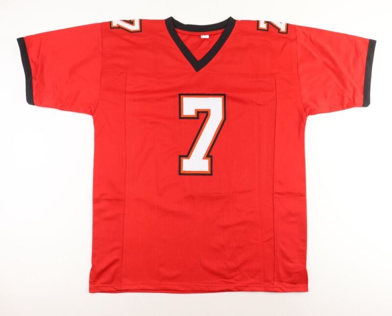 JEFF GARCIA SIGNED AUTOGRAPHED TAMPA BAY BUCCANEERS CUSTOM JERSEY PSA COA