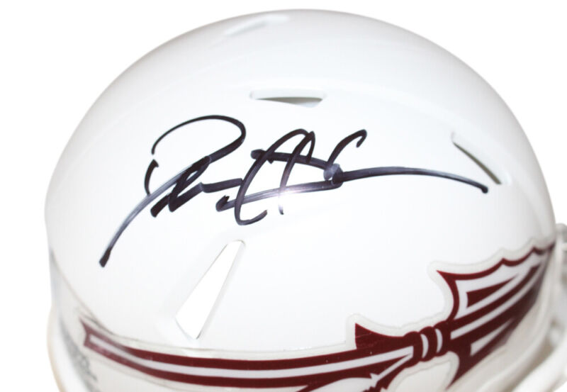 Deion Sanders Autographed Florida State Seminoles Mini Helmet Beckett 40249