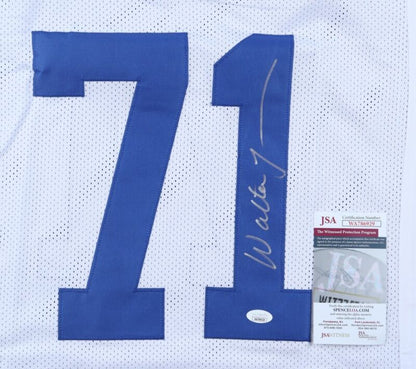 WALTER JONES SIGNED AUTOGRAPHED SEATTLE SEAHAWKS CUSTOM JERSEY JSA COA