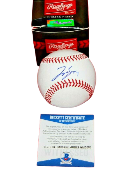 GEORGE SPRINGER Houston Astros autographed signed MLB Baseball (BAS COA)