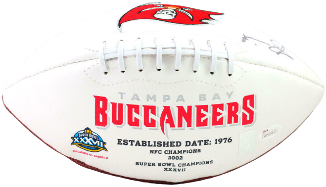 Jameis Winston Tampa Bay Buccaneers Signed Logo Football (JSA COA)