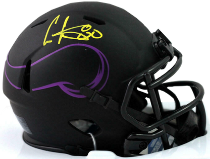 Cris Carter Minnesota Vikings Signed Eclipse Mini Helmet- (BAS COA)
