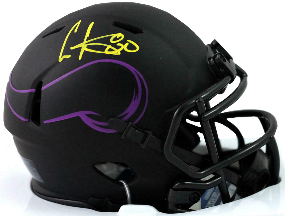 Cris Carter Minnesota Vikings Signed Eclipse Mini Helmet- (BAS COA)