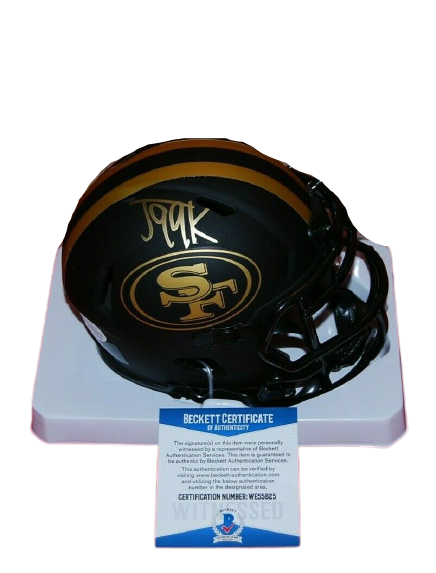 Javon Kinlaw San Francisco 49ers Signed Eclipse Mini Helmet (BAS COA)