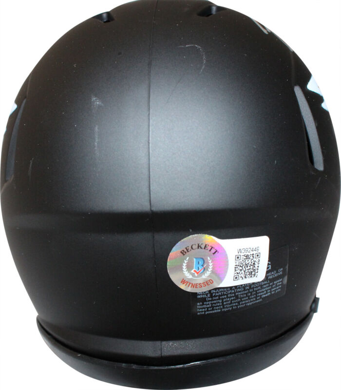 Aj Brown Autographed Philadelphia Eagles Eclipse Mini Helmet Beckett 40802