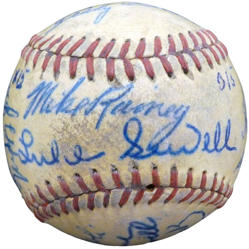 Stan Musial St. Louis Cardinals Signed Baseball 23 Sigs A52633 (BAS COA)
