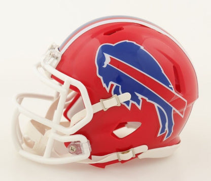 ANDRE REED AUTOGRAPHED BUFFALO BILLS THROWBACK MINI HELMET JSA COA