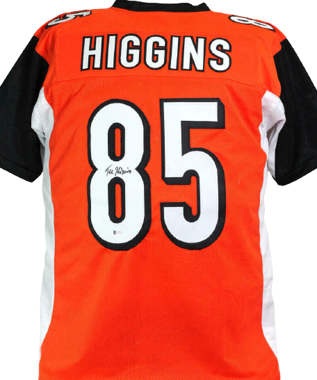 Tee Higgins Cincinnati Bengals Signed Orange Pro Style Jersey (BAS COA)