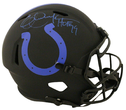 Eric Dickerson Indianapolis Colts F/S Eclipse Helmet HOF 28122 BAS COA (Baltimore)