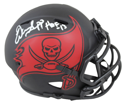 Warren Sapp Tampa Bay Buccaneers Signed "HOF 13" Eclipse Speed Mini Helmet (BAS COA)