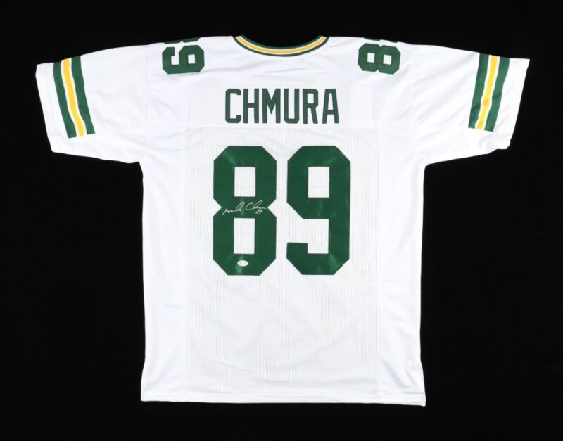 MARK CHMURA SIGNED AUTOGRAPHED GREEN BAY PACKERS CUSTOM JERSEY BECKETT COA