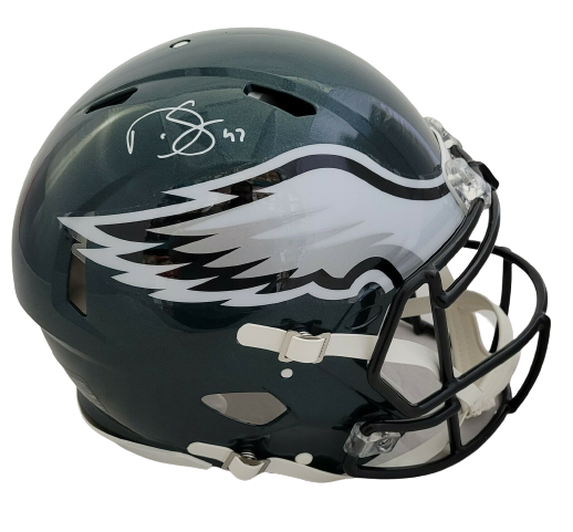 Randall Cunningham Autographed Eagles Replica Full-Size Football Helmet -  BAS COA