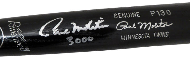 Paul Molitor Milwaukee Brewers Signed Louisville Slugger Bat "3000" 163878 "(JSA COA)