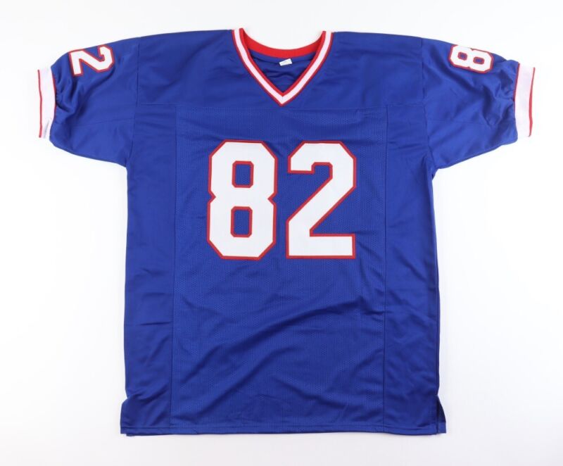 DON BEEBE SIGNED AUTOGRAPHED BUFFALO BILLS CUSTOM JERSEY JSA COA