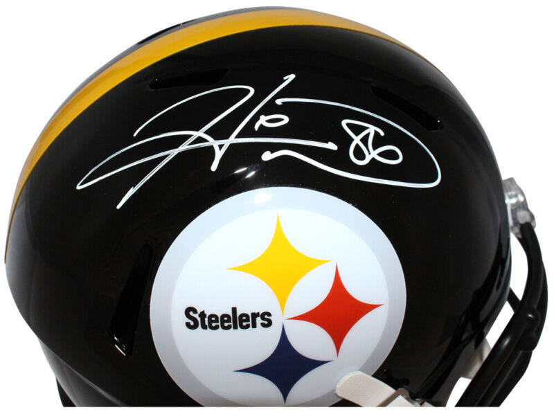 Hines Ward Autographed Pittsburgh Steelers F/S Helmet Beckett 40593