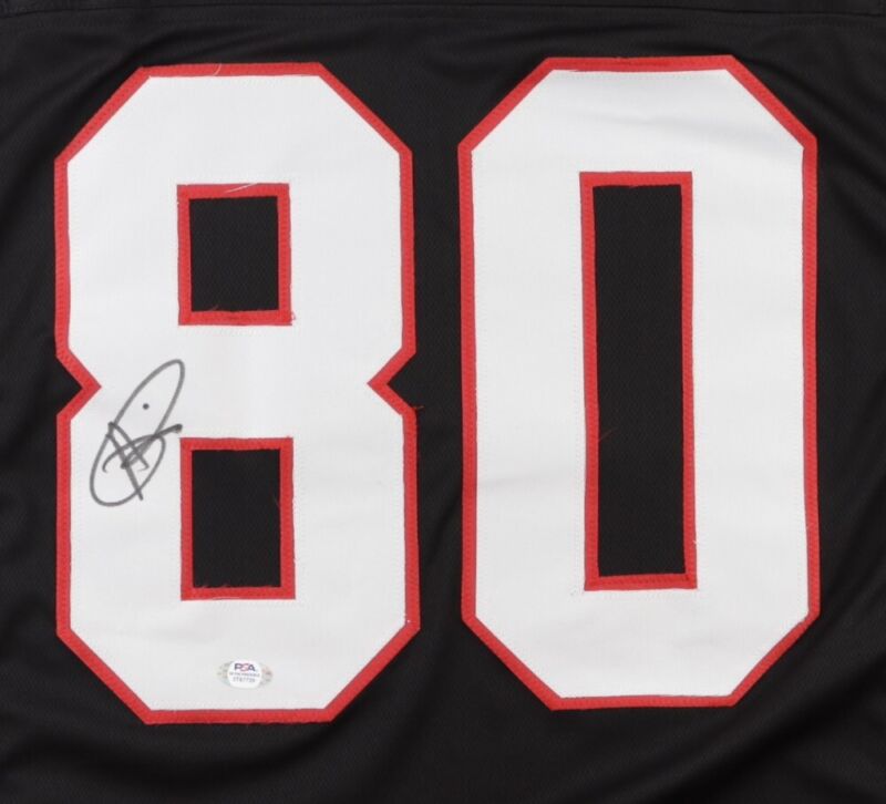 ANDRE RISON SIGNED AUTOGRAPHED ATLANTA FALCONS CUSTOM JERSEY PSA COA