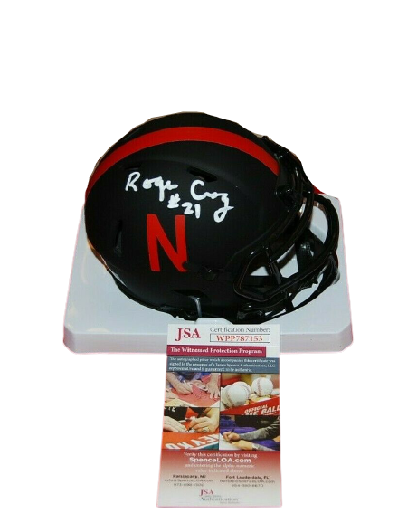 Roger Craig San Francisco 49ers Signed Eclipse Nebraska Mini Helmet 1 (JSA COA)
