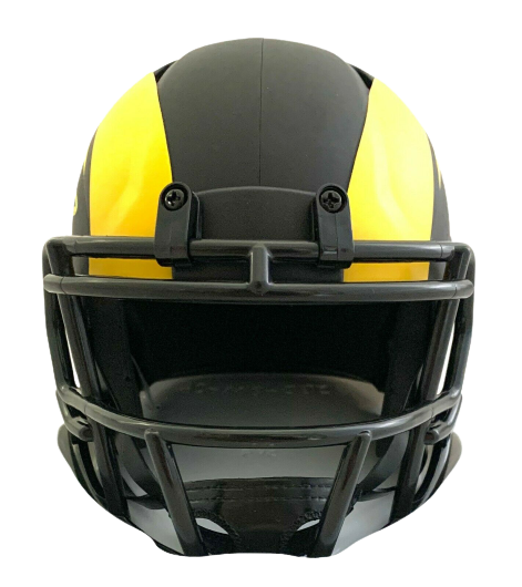 Aaron Donald Los Angeles Rams Signed Eclipse Speed Mini Helmet #WIT413725 (JSA COA), , 