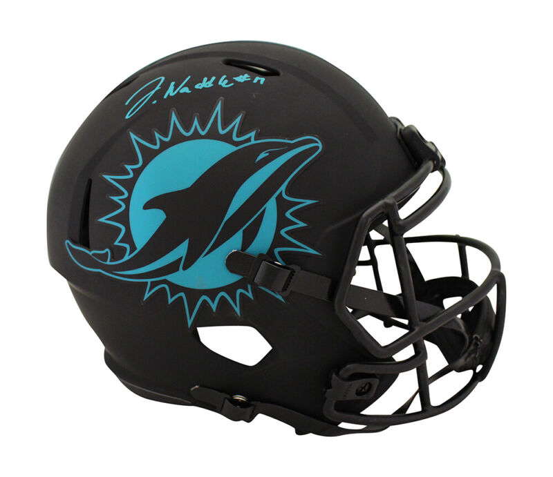 Jaylen Waddle Autographed Miami Dolphins F/S Eclipse Speed Helmet FAN 37997