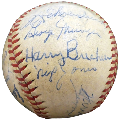 1947 Cardinals St. Louis Cardinals Signed Baseball with 27 Signatures A52646 (BAS COA), , 