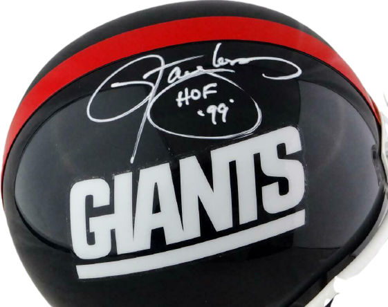 Lawrence Taylor New York Giants Signed Full-sized 81-99 TB Helmet with HOF (BAS COA)