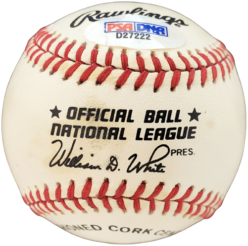 Eddie Sawyer Los Angeles Dodgers Signed NL Baseball, Reds #D27222 PSA/DNA COA (Brooklyn)