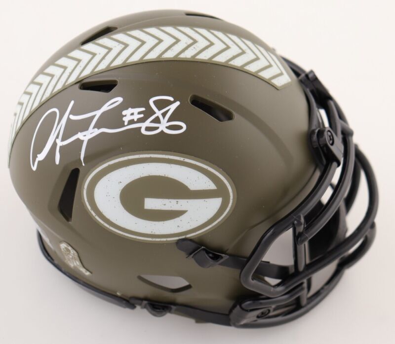 ANTONIO FREEMAN AUTOGRAPHED GREEN BAY PACKERS STS MINI HELMET PSA COA