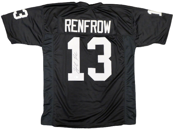 Hunter Renfrow Autographed Las Vegas Custom Black Football Jersey - BAS