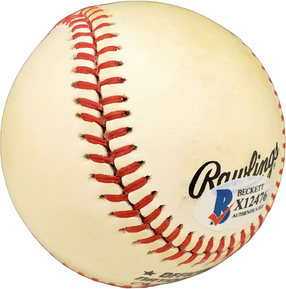 Rip Sewell Pittsburgh Pirates Signed Feeney NL Baseball X12476 (BAS COA)