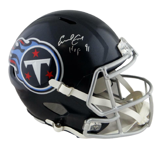 Earl Campbell Tennessee Titans Signed F/S Speed Replica Helmet w/ HOF (JSA COA)