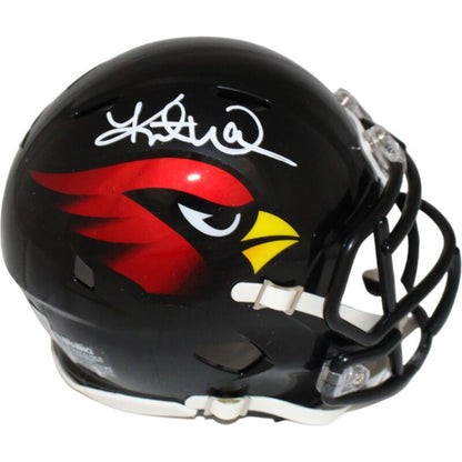 Kurt Warner Signed Arizona Cardinals 22 Alt Speed Mini Helmet Beckett 42362