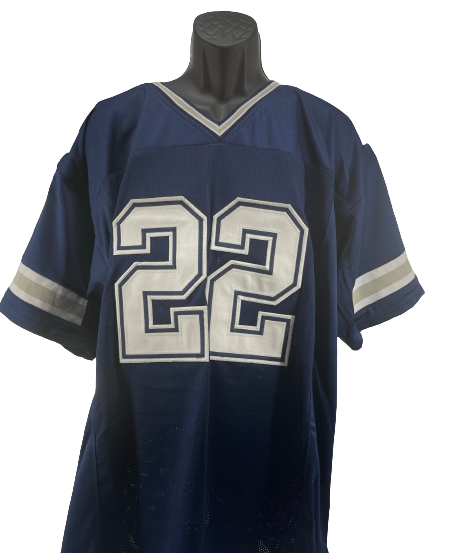 EMMITT SMITH SIGNED AUTOGRAPHED DALLAS COWBOYS CUSTOM JERSEY BECKETT COA