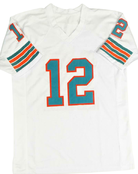 Bob Griese Miami Dolphins Signed White Pro Style Jersey (JSA COA)