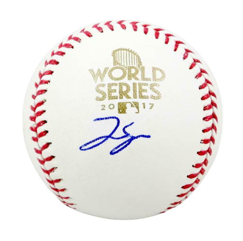 George Springer Houston Astros Autographed World Series Rawlings OML Baseball- (JSA COA)