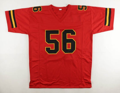 DERRICK JOHNSON SIGNED AUTOGRAPHED KANSAS CITY CHIEFS JERSEY BECKETT COA