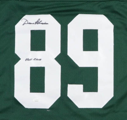 DAVE ROBINSON SIGNED AUTOGRAPHED GREEN BAY PACKERS CUSTOM JERSEY "HOF" JSA COA