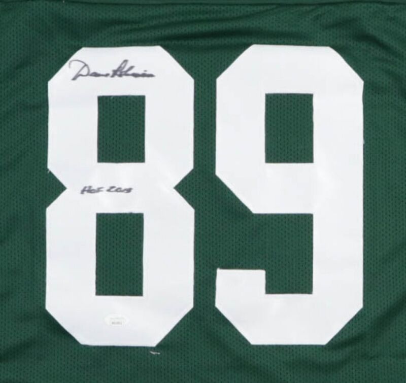 DAVE ROBINSON SIGNED AUTOGRAPHED GREEN BAY PACKERS CUSTOM JERSEY "HOF" JSA COA