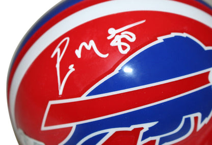 Eric Moulds Autographed Buffalo Bills 1987-01 VSR4 Mini Helmet Beckett 35587