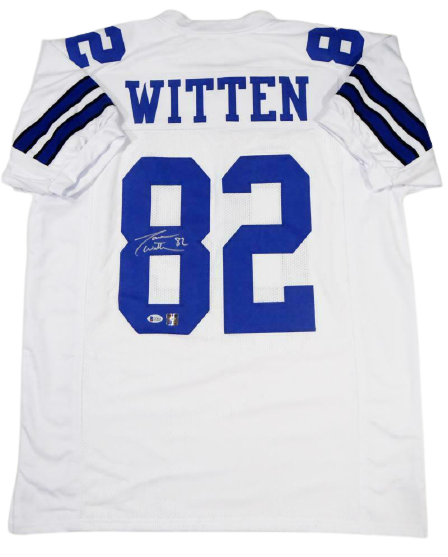 Jason Witten Dallas Cowboys Signed White Pro Style Jersey (BAS COA