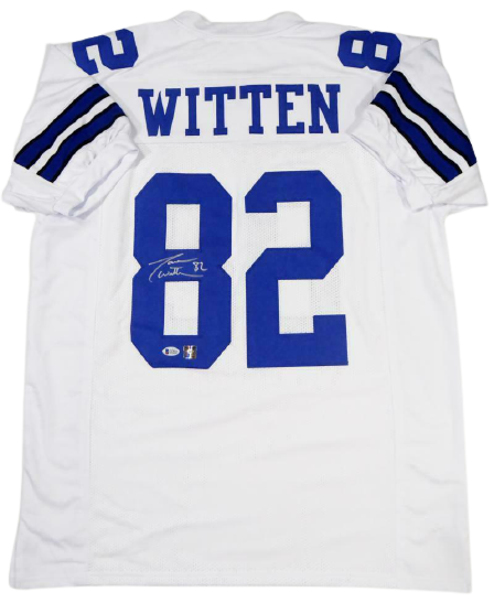 Jason Witten Dallas Cowboys Signed White Pro Style Jersey (BAS COA)
