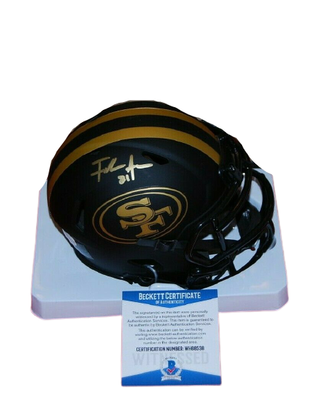 Frank Gore San Francisco 49ers Signed Eclipse Mini Helmet 1 (BAS COA)