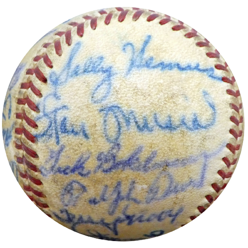 Stan Musial St. Louis Cardinals Signed Baseball 28 Sigs A52637 (BAS COA)