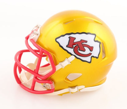 RICH GANNON SIGNED AUTOGRAPHED KANSAS CITY CHIEFS FLASH MINI HELMET PSA COA